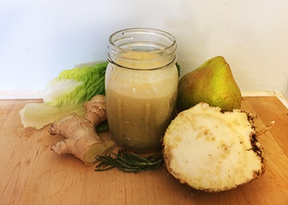 Anti-Inflammatory Ginger Pear Juice